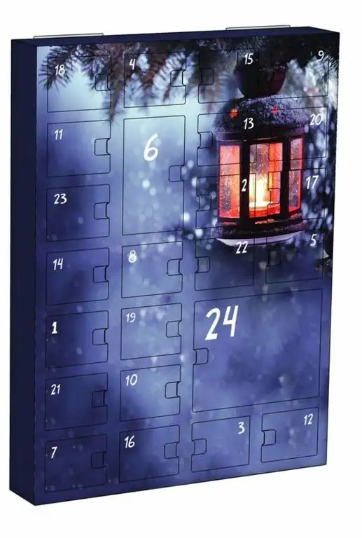 Adventskalender „Christmas Harmony“ Vorgestalteter Adventskalender zum Befüllen