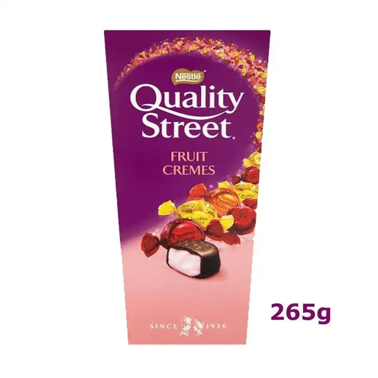 Nestle Quality Street Fruit Cremes 257g net. (265g inc.wraps)
