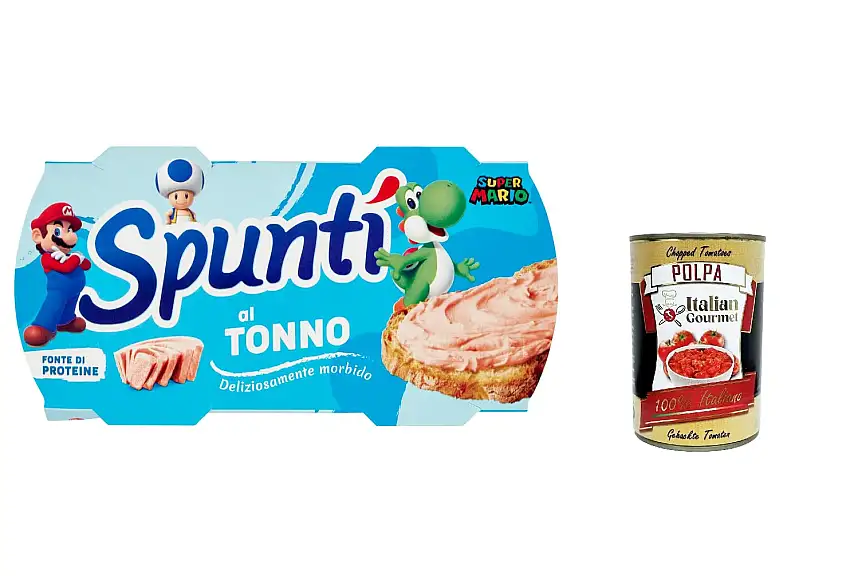 12x Simmenthal Spuntì al Tonno spalmabile Thunfisch streichbarer Snack (2 x 84g) 100% italienisch + Italian Gourmet polpa 400g