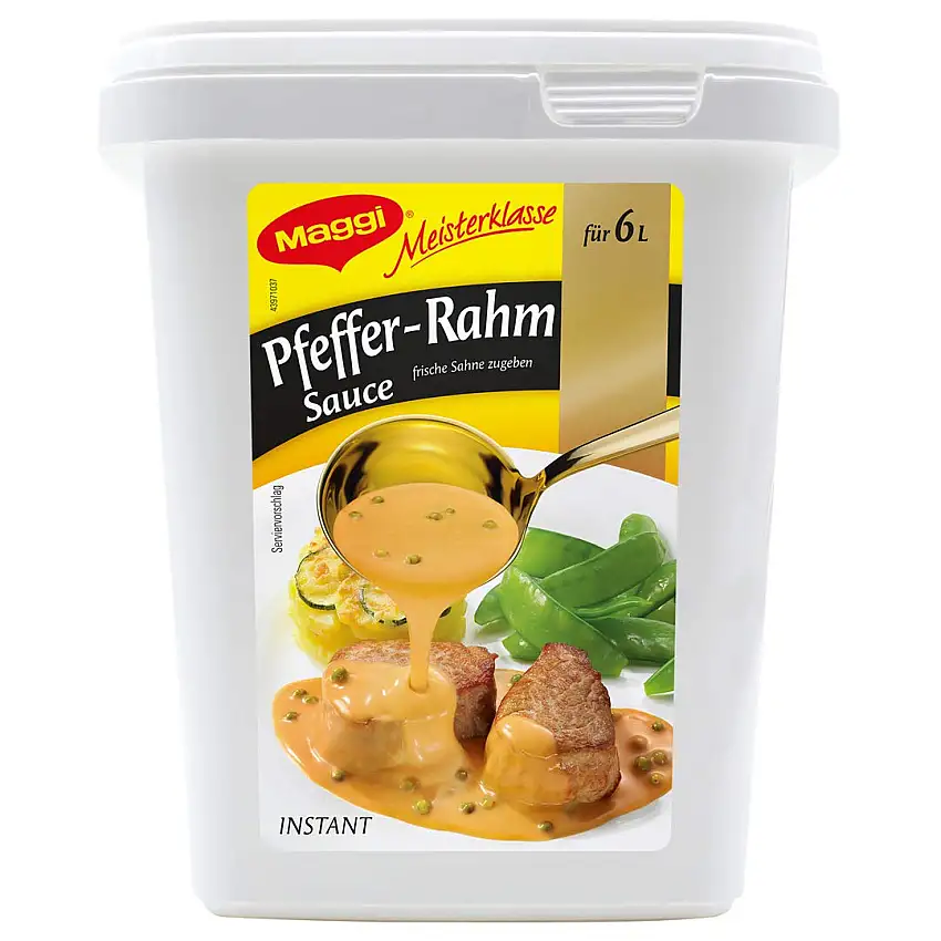 Maggi Meisterklasse Pfeffer-Rahm Sauce, 750 g