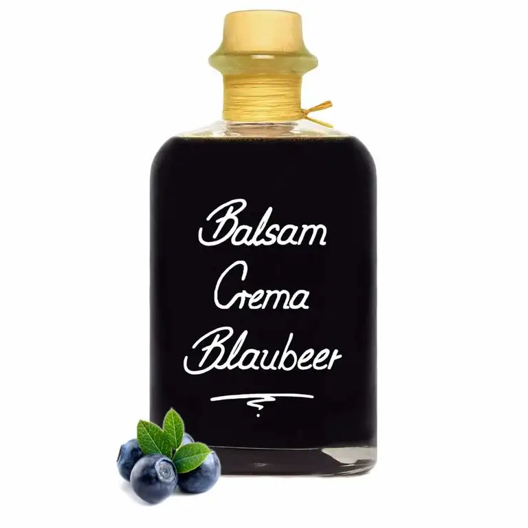 Balsamico Creme Blaubeer 0,5L 3% Säure mit original Crema di Aceto Balsamico di Modena IGP