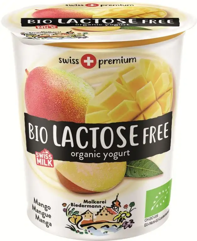 Molkerei Biedermann Bio Bio Jogurt lactosefrei Mango (6 x 200 gr)
