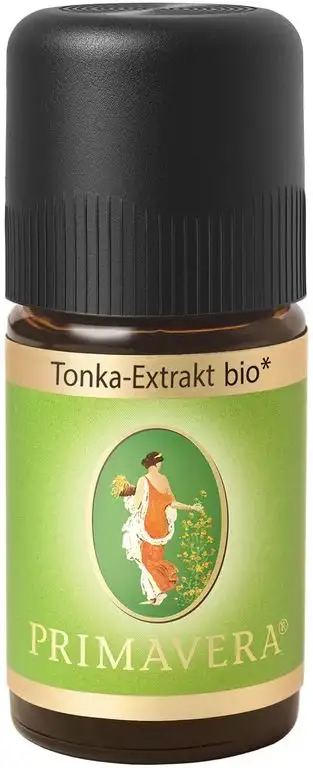 PRIMAVERA Ätherisches Öl Tonka-Extrakt bio 5 ml - Aromaöl, Duftöl, Aromatherapie - erheiternd, wärmend, entspannend - vegan