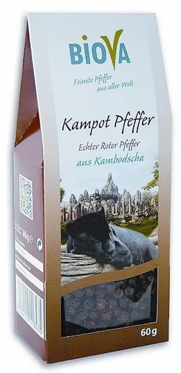 Biova Echter roter Kampot Pfeffer