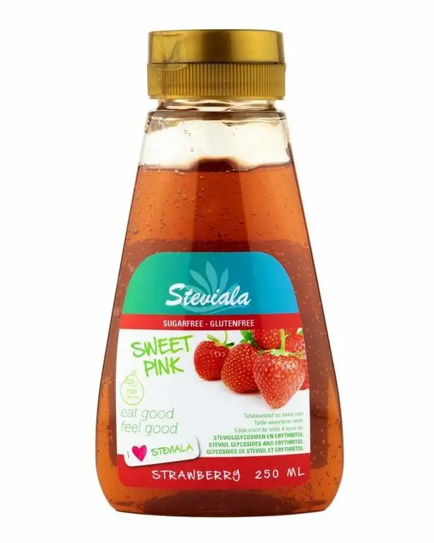 Zuckerfreie Tafelsüße "Sweet Pink" mit Süßungsmitteln aus Stevia, 250ml