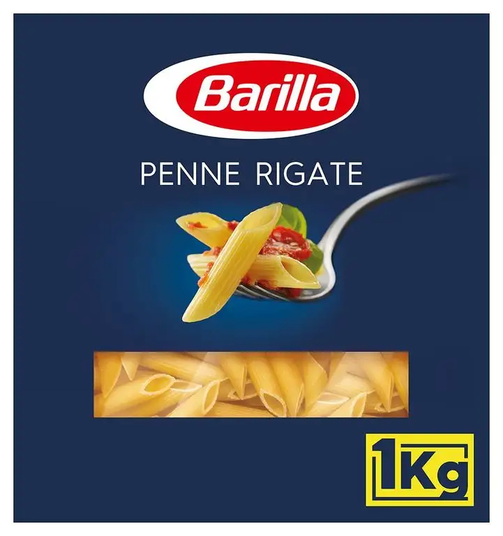 Barilla Hartweizen Pasta Penne Rigate n. 73 – 1er Pack (5x1kg)