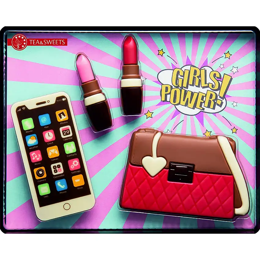 Girlspower Set aus Schokolade