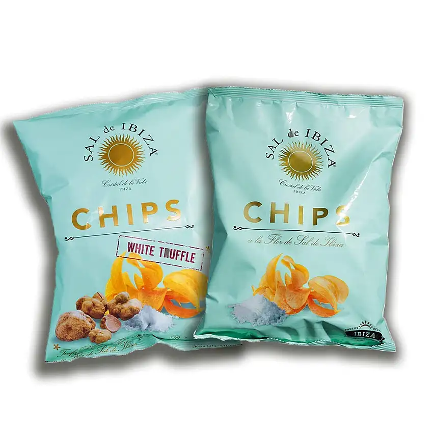 Sal de Ibiza - Chips Set (Truffles/Flor de Sal); 2 x125 g Stück