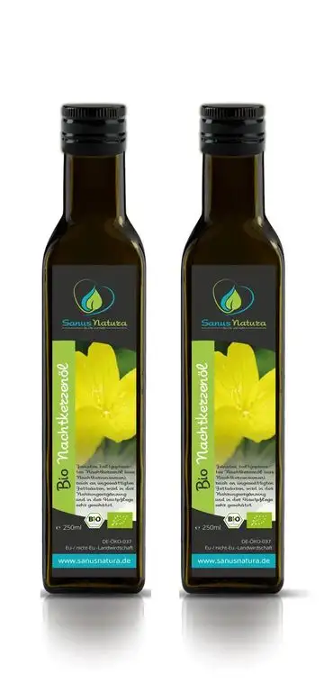 Sanus Natura Bio Nachtkerzenöl 500ml Glasflasche