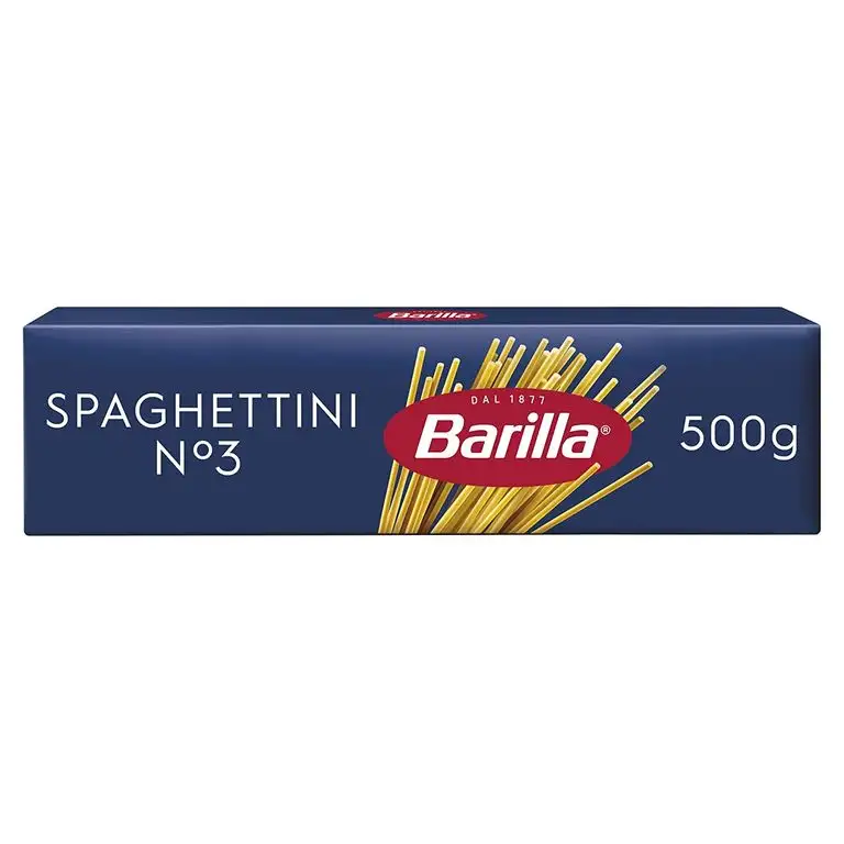 Barilla Hartweizen Pasta Spaghettini n. 3, 1er Pack (1 x 500 g)