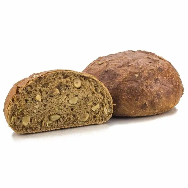 Vestakorn Handwerksbrot, Nussbrot 400g - frisches Brot – gebacken nach 24 Stunden Teigruhe, selbst aufbacken in 10 Minuten