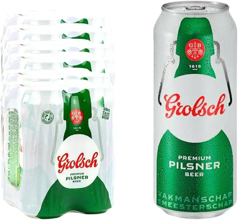 24 x 0,5l Grolsch Premium Pilsner Beer - Das Premium Bier in der Dose