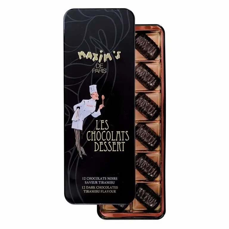 Maxim's de Paris 12 Bitterpraline - Tiramisu Geschmack, 1er Pack (1 x 100 g)