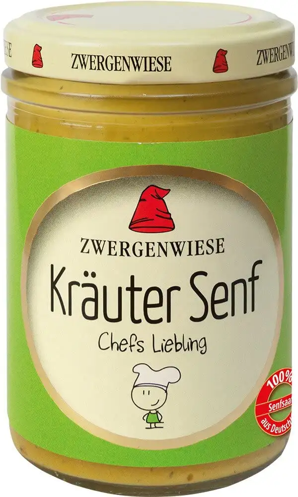 Zwergenwiese Bio Kräuter Senf (2 x 160 ml)