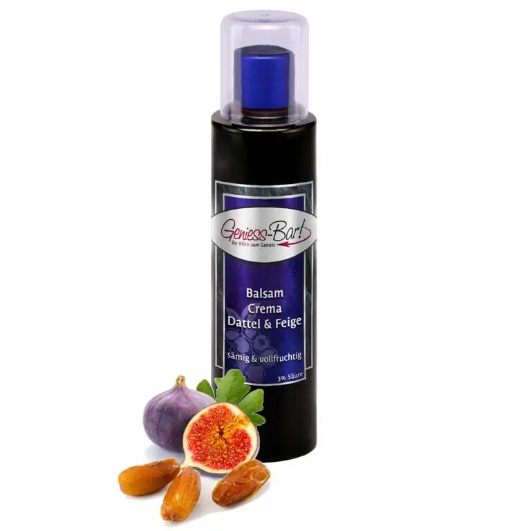 Balsamico Creme Dattel & Feige 0,26L 3%Säure mit original Crema di Aceto Balsamico di Modena IGP