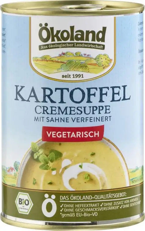 ÖKOLAND Bio Kartoffel-Cremesuppe (6 x 400 gr)
