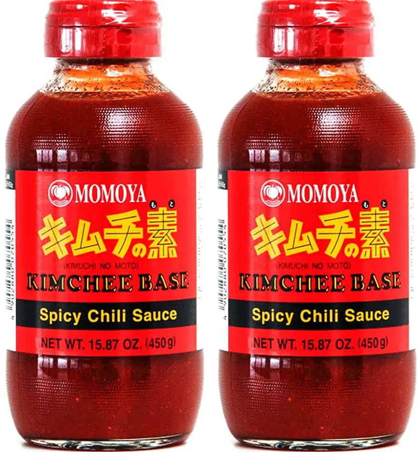 Momoya Base Kimchi – Koreanische Kimuchi Sin Moto Sauce – 450 g – Packung mit 2 Einheiten – Promoo