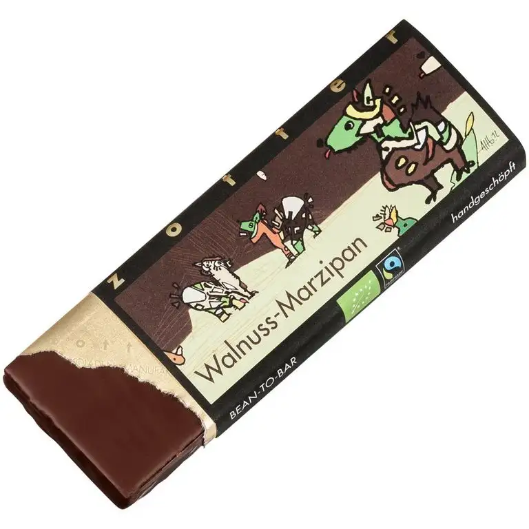 Zotter Bio Walnuss - Marzipan Schokolade 70 gr