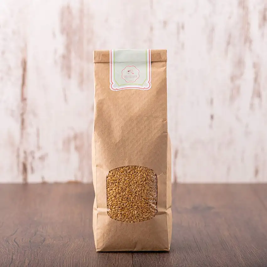 süssundclever.de® Bio Goldleinsamen | Leinsamen | 1 kg | unbehandelt | plastikfrei und ökologisch-nachhaltig abgepackt
