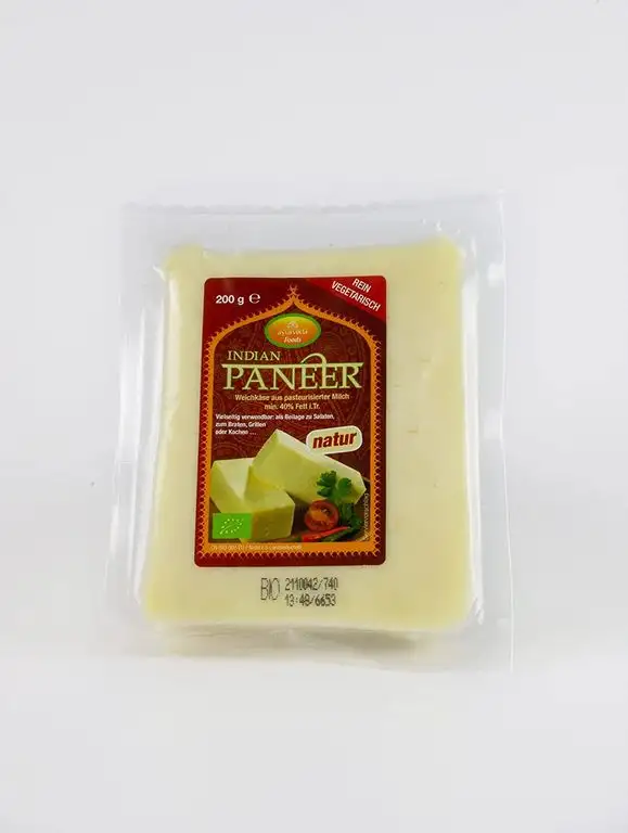 Ayurveda Foods - Bio Paneer (Panir) Käse Natur 6er Set à 200g Vegetarisch Organic, frei von Konservierungsstoffen oder künstlichen Aromen 100 % aus Bio-Milch