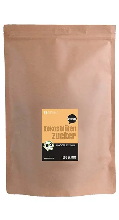 Wohltuer Bio Kokosblütenzucker, 1er Pack (1x1kg)