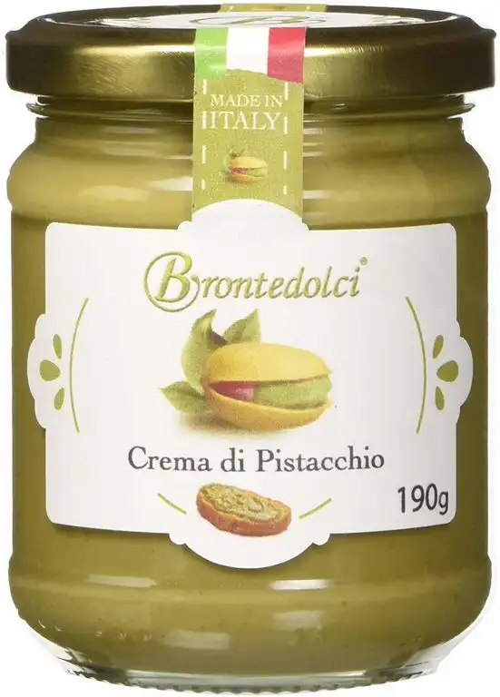Brontedolci, Pistaziencreme ELITE mit 40% Pistazien DOP Bronte, 190g.
