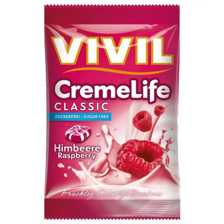 Vivil Creme Life Classic Himbeere zuckerfrei 110g