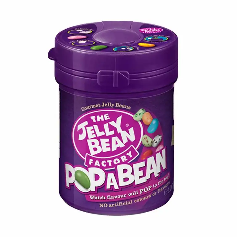 The Jelly Bean Factory Pop a Bean, Gourmet Jelly Beans, 100 gramm