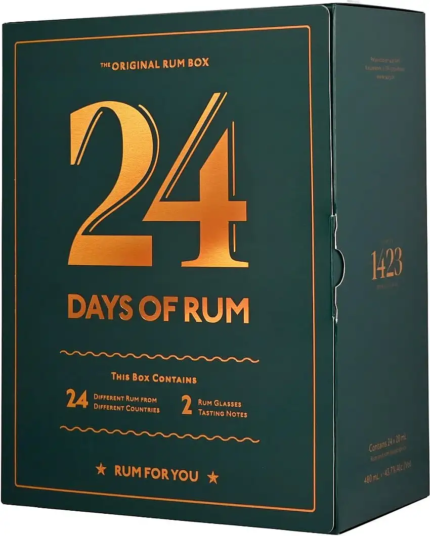 24 Days of Rum der Original-Rumkalender Adventskalender Green Edition PiHaMi®