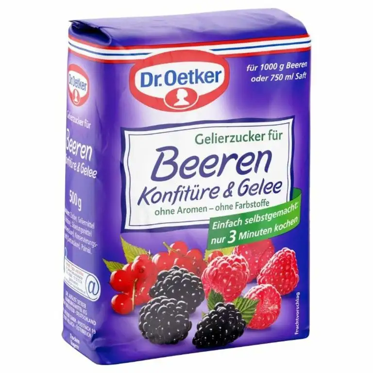 Dr. Oetker Gelierzucker für Beeren Konfitüre & Gelee, 7er Pack (7 x 500 g)