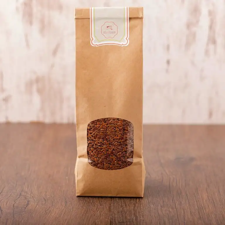 süssundclever.de ® | Bio Leinsamen | ganz | 1kg | plastikfrei und ökologisch-nachhaltig eingepackt | 100% natürlich und unverarbeitet