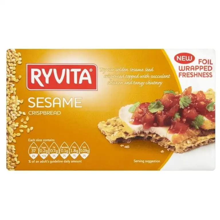 Ryvita Sesame Crispbread 250G