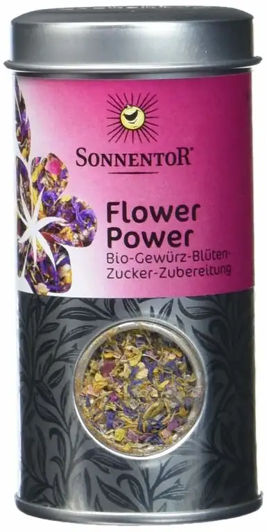Sonnentor Flower Power Gewürz-Blüten-Zubereitung Streudose, 1er Pack (1 x 40 g) - Bio