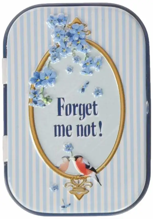 Nostalgic-Art 81230, Nostalgic Pharmacy, Forget Me Not, Pillendose