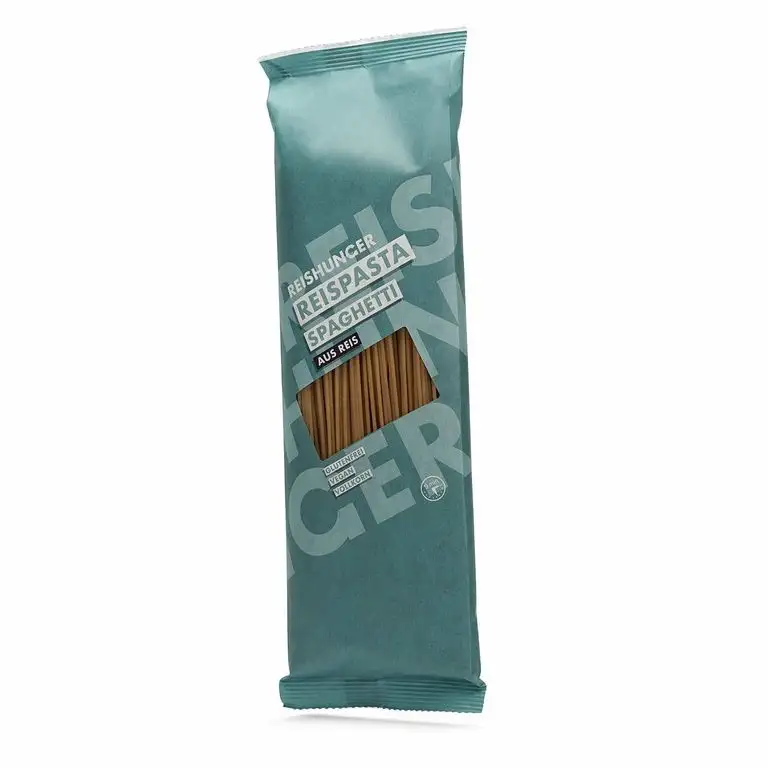 Reishunger Glutenfreie Spaghetti Reispasta aus Vollkornreis (10 x 400g) - Auch als Penne & Fusilli, als Probiersets und in vielen Größen erhältlich - Auch bei Zöliakie geeignet