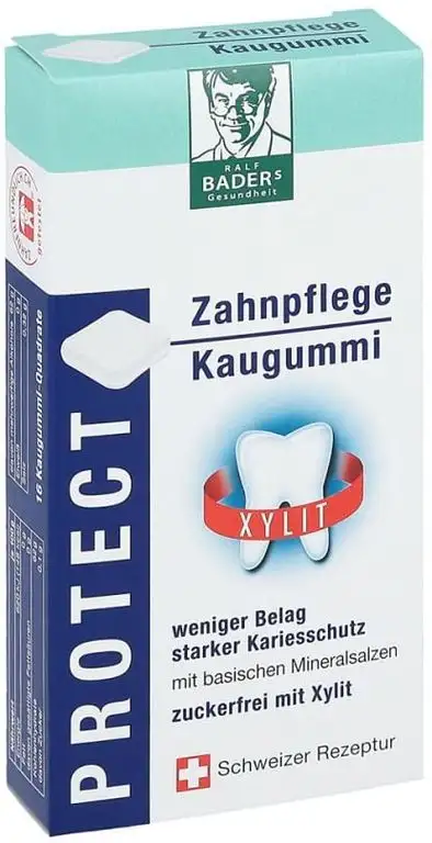 Baders Protect Gum Zahnpflege Kaugummi 16 stk