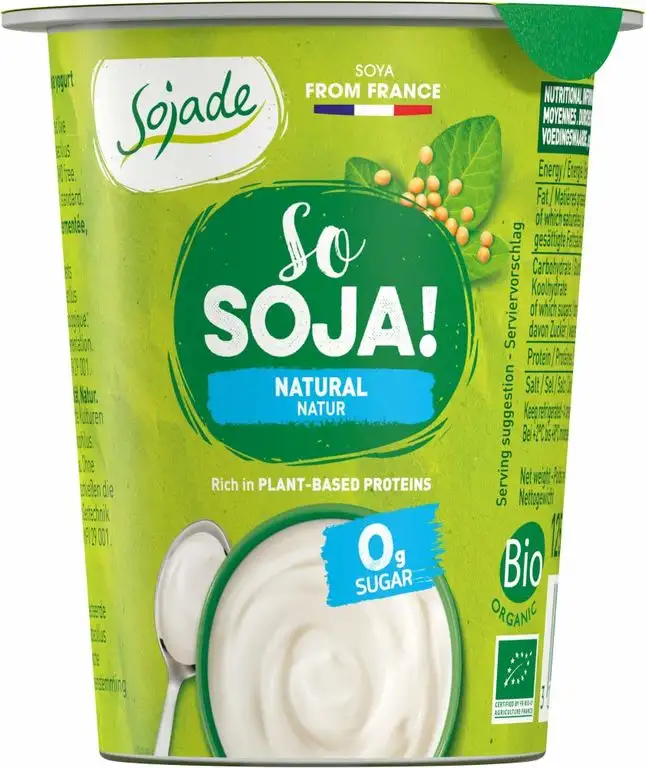Sojade Bio Bio Soja Spezialität Natur ohne Zucker (6 x 125 gr)
