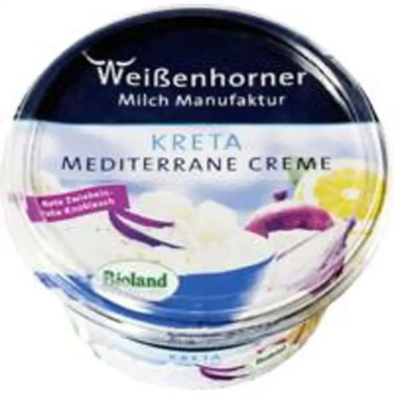 Weißenhorner Milch Manufaktur Bio Käsecreme "Kreta" (125 g)