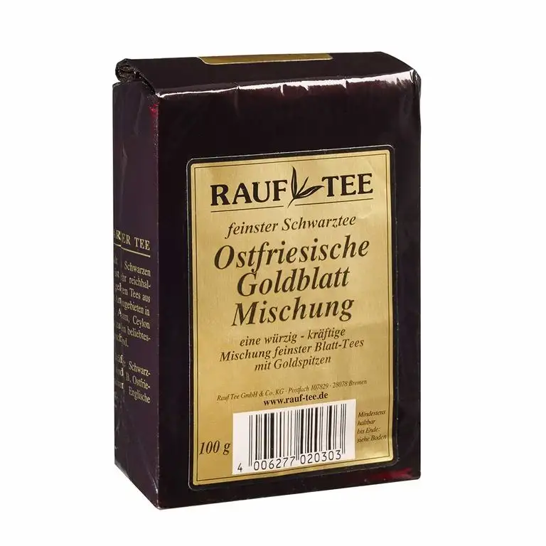 Rauf Tee Schwarztee- Ostfriesen Goldblatt-2x100g