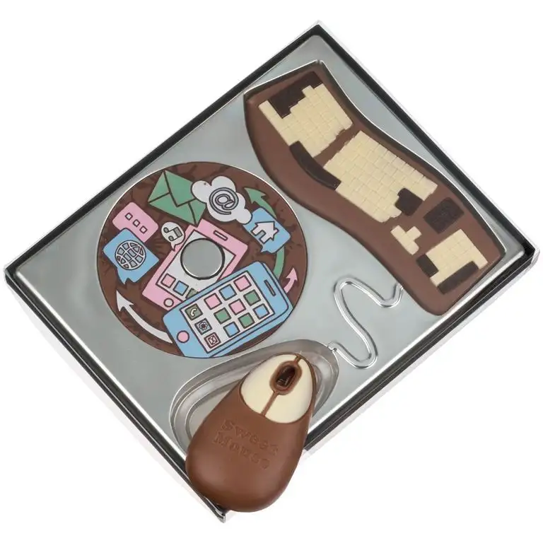 Geschenkpackung Schokoladen Computer-Set 200g