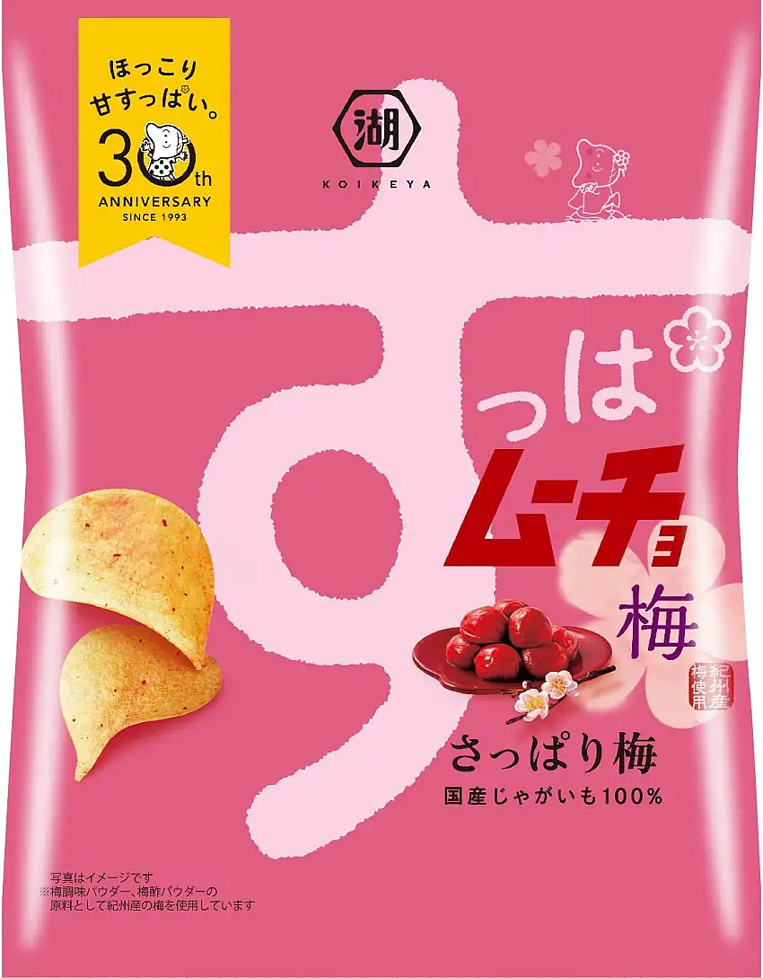 Mizuumichiya sauer Mucho Chips erfrischende Pflaume 55gX12 Taschen