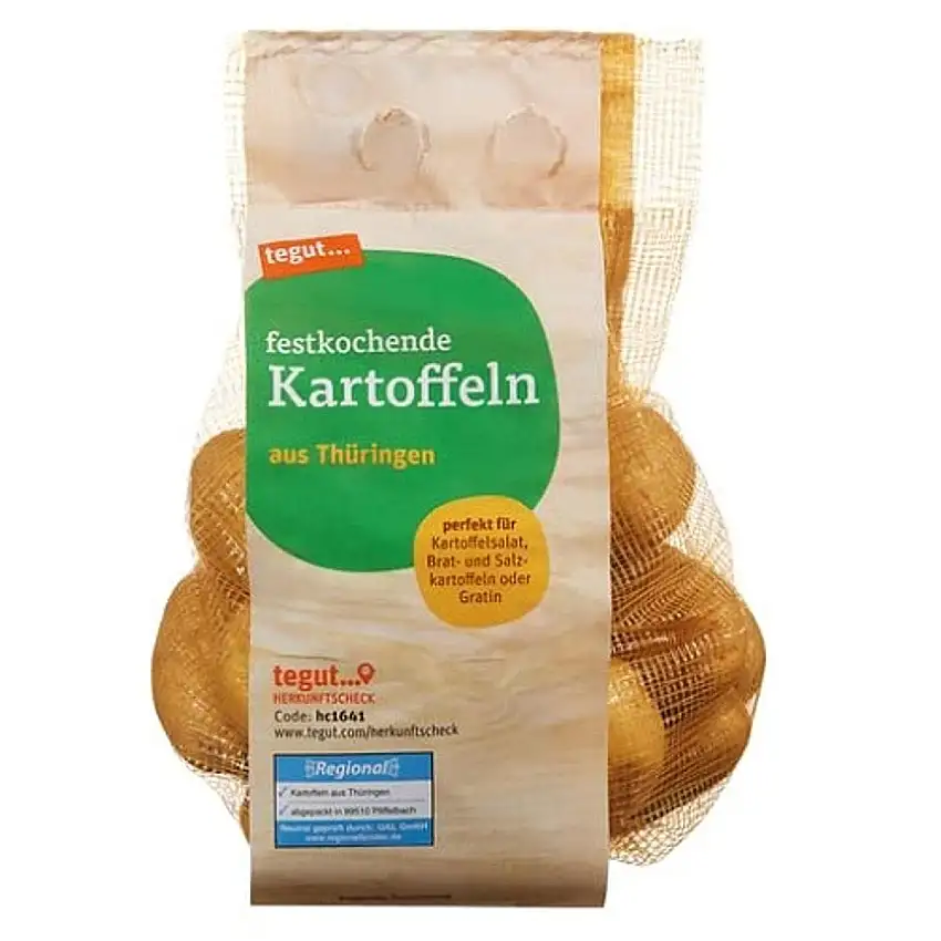tegut... Speisekartoffeln festkochend, 2 kg