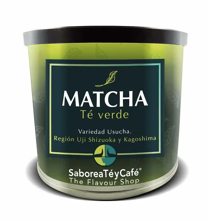 SABOREATE Y CAFE THE FLAVOUR SHOP Matcha Tee Japanischer Grüner Uji Shizuoka und Kagoshima Pulver 100% Original Japanischer Green Tea Zeremoniell- Klasse Vielfalt Usucha 100 gr
