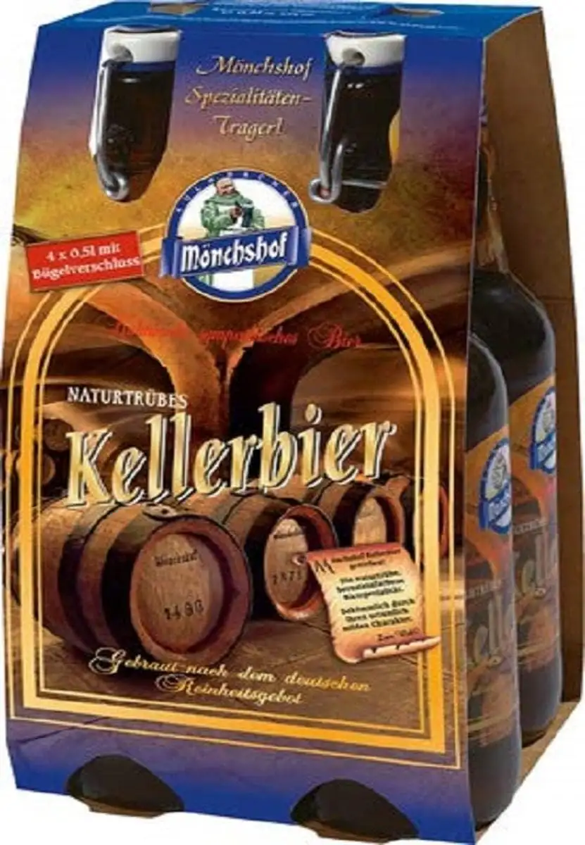 Mönchshof Kellerbier Naturtrüb MEHRWEG (4 x 0,5 l)