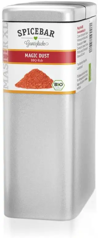 Magic Dust BBQ Rub in Premium-Bio Qualität, 500g im Profi-Streuer