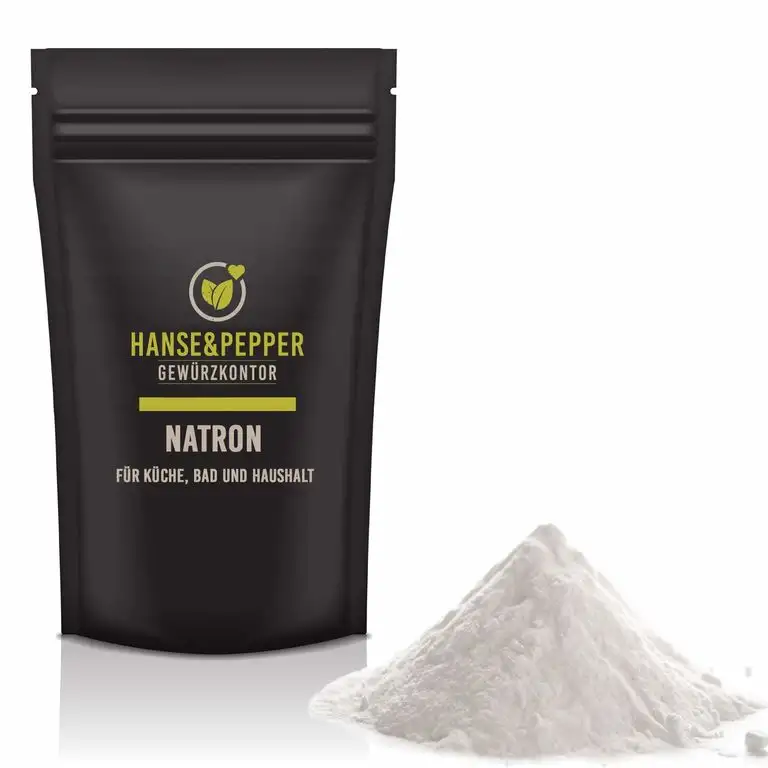 1kg Natron Pulver Premium-Qualität Ökologisch Backpulver E500 NaHCO3 Pharmazeutischer Qualität - Plus Serie