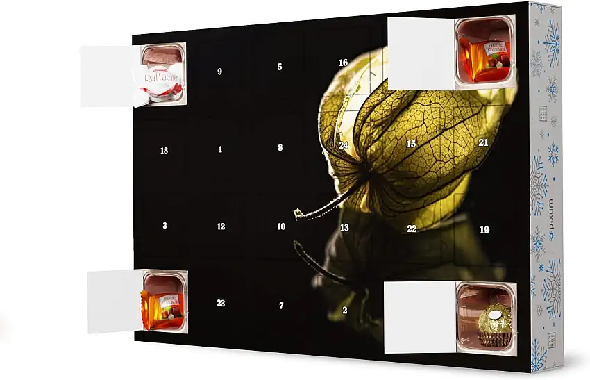 artboxONE Adventskalender mit Pralinen von Ferrero A Glow from The Heart Adventskalender Natur