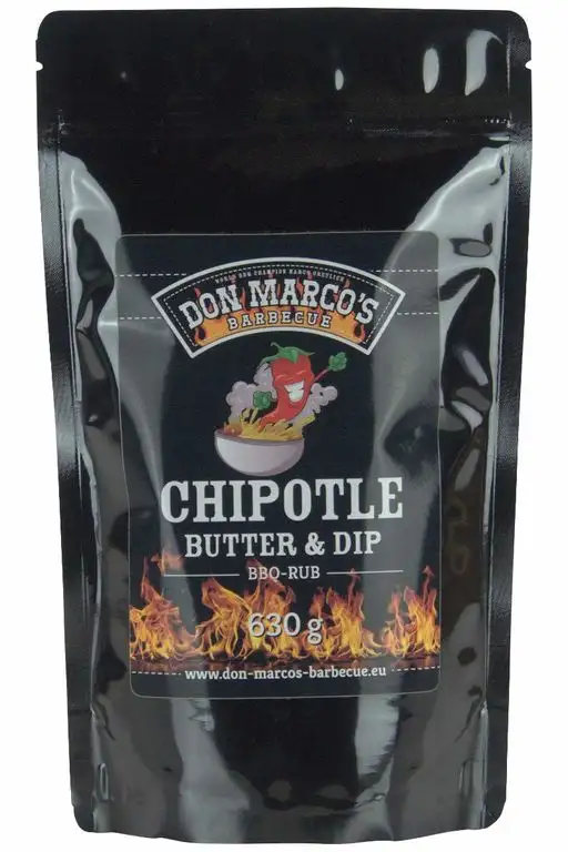 Don Marco's Barbecue Rub Chipotle Butter & Dip 630g im Nachfüllbeutel, Grillgewürzmischung