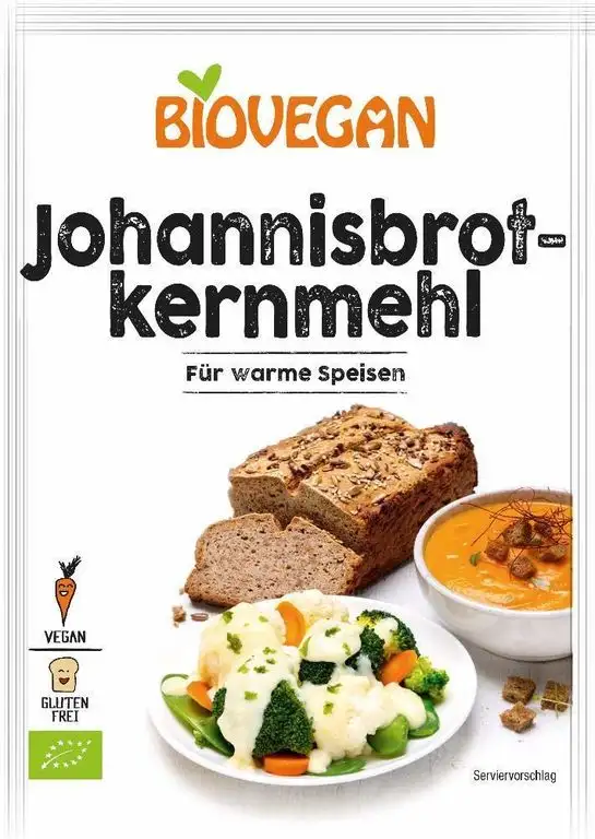 Biovegan Johannisbrotkernmehl, 100g