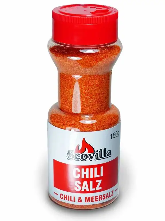 Scovillas Chilisalz im Shaker, 180g